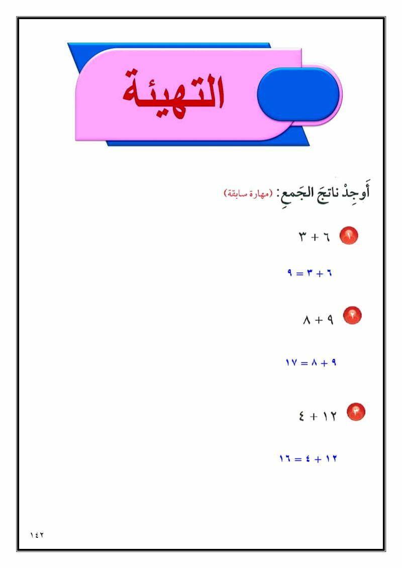 الفصل الخامس العبارات الجبرية والمعادلات – المنهاج السعودي