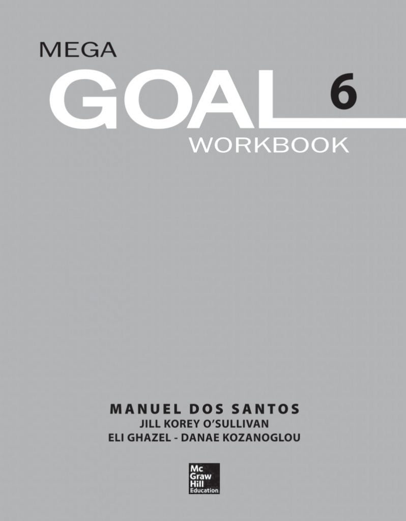 كتاب النشاط Mega Goal 6 – المنهاج السعودي