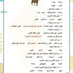 ملخص لغتي رابع ابتدائي الفصل الثاني – المنهاج السعودي