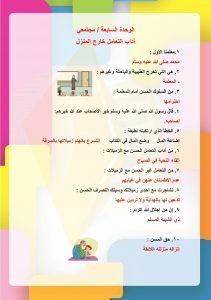 ملخص التربية الاسرية خامس ابتدائي الفصل الثاني – المنهاج السعودي