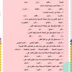 ملخص لغتي سادس ابتدائي الفصل الثاني – المنهاج السعودي