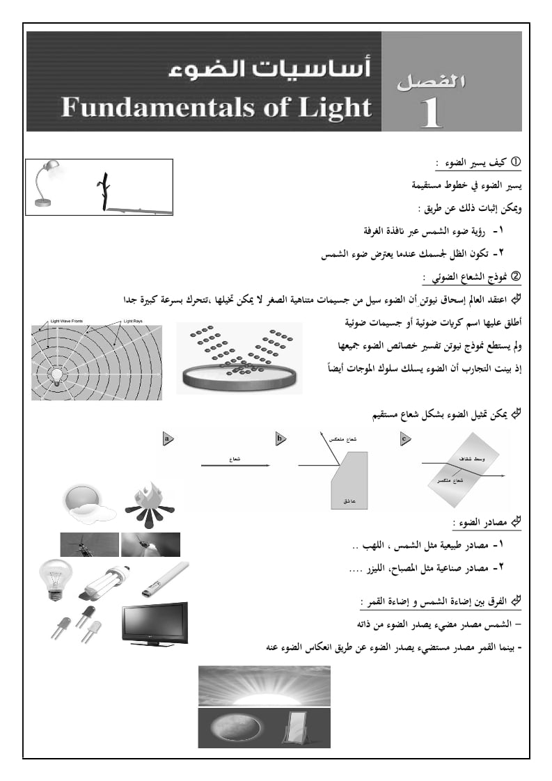 ملخص فيزياء 3 مقررات – المنهاج السعودي