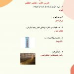 ملخص علوم ثالث ابتدائي الفصل الثاني – المنهاج السعودي