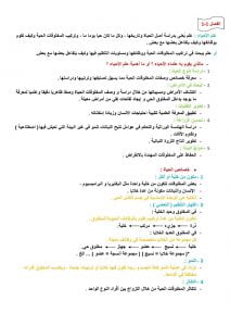 ملخص احياء 1 مقررات – المنهاج السعودي