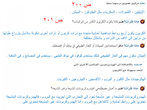 الهيدروكربونات – المنهاج السعودي