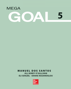 كتاب الطالب Mega Goal 5 – المنهاج السعودي