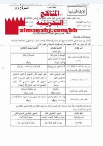 ملف تجميع أجوبة امتحانات سابقة (علوم) الثالث الثانوي