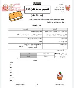 تلخيص لمادة تقن 105