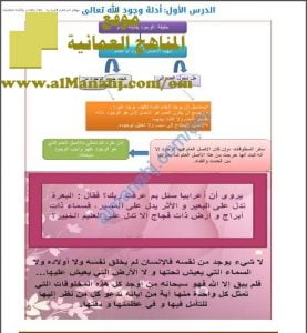 ملخص شامل في الوحدة الثالثة (عقيدتنا) (تربية اسلامية) الحادي عشر