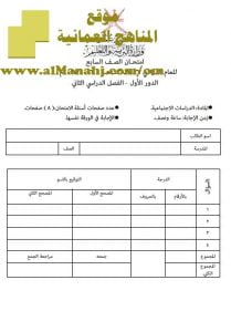 امتحان وإجابة الأسئلة الرسمية للفصل الدراسي الثاني الدور الأول (اجتماعيات) السابع