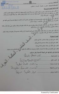 ورقة عمل ومراجعة للهمزة المتوسطة والهمزة المتطرفة, (لغة عربية) الخامس