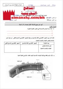 أسئلة امتحان للأحياء 4