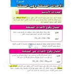 حل الدرس السابع من الوحدة العاشرة الأحداث المستقلة وغير المستقلة, (رياضيات) السابع