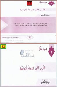 عرض تقديمي درس الجملة وأغراضها مع الحل, (لغة عربية) السادس