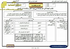 ملخص شرح الخبر والإنشاء وإعراب الأساليب (لغة عربية) الثاني عشر
