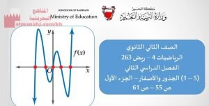شرح درس الجذور والأصفار الجزء الأوّل مقرر 263
