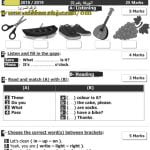 أسئلة الامتحان الرسمية للفصل الدراسي الثاني الدور الثاني (لغة انجليزية) الثالث