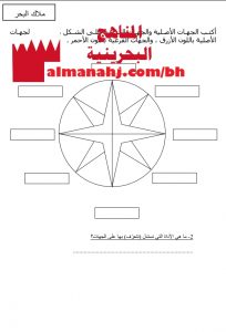 نشاط تدريبي (المواد الاجتماعية) الثالث