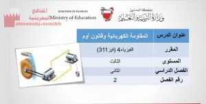 شرح درس المقاومة الكهربائية وقانون أوم مقرر فيز 311