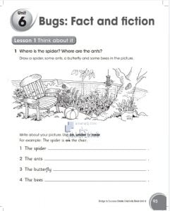 كتاب النشاط الوحدة السادسة BUGS FACT AND FICTION, (لغة انجليزية) الثالث