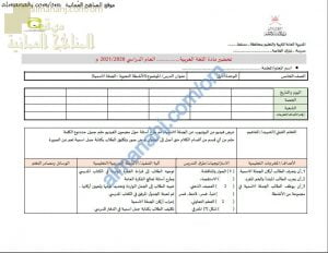 تحضير الكتروني الأنشطة النحوية الجملة الاسمية (لغة عربية) الخامس