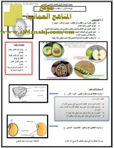 مذكرة حصاد الوحدة الأولى (استقصاء نمو النبات) (علوم) الخامس