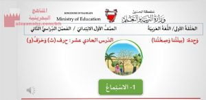 درس القراءة اكتشف الحرف حرفي الثاء والواو