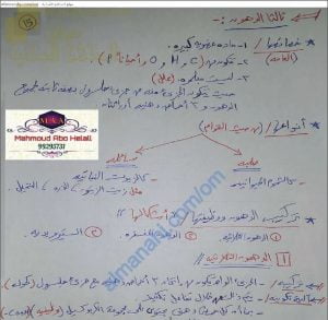 ملخص شرح شامل لدرس الدهون (أحياء) الحادي عشر