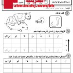 نشاط تدريبي في أدوات الكتابة (كتابة حرف اللام) 3 (لغة عربية) الأول