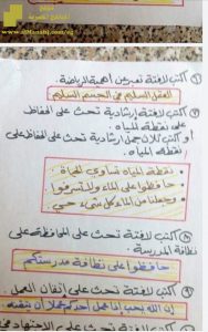 ملف شامل لمادة التعبير للمرحلة الابتدائية