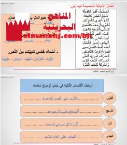 نشاط اثرائي لهمزة القطع وهمزة الوصل (لغة عربية) الثالث