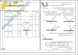اختبار قصير نموذج 2 (منهج كامبردج) مع الإجابة -نشاط (4-5) (علوم) الخامس
