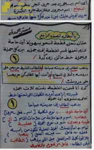 حل بعض القطع النحوية بكل سهولة بخط اليد