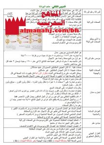 ملخص درس علم الوراثة (علوم) التاسع