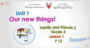 Our new things family and friends lesson 1 PowerPoint presentation