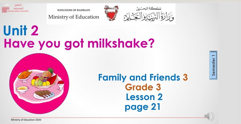 Have you got milkshake? FAMILY AND FRIENDS LESSON 2 POWERPOINT PRESENTATION 