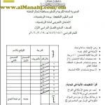 أسئلة الامتحان التجريبي في محافظة شمال الباطنة (رياضيات) السابع