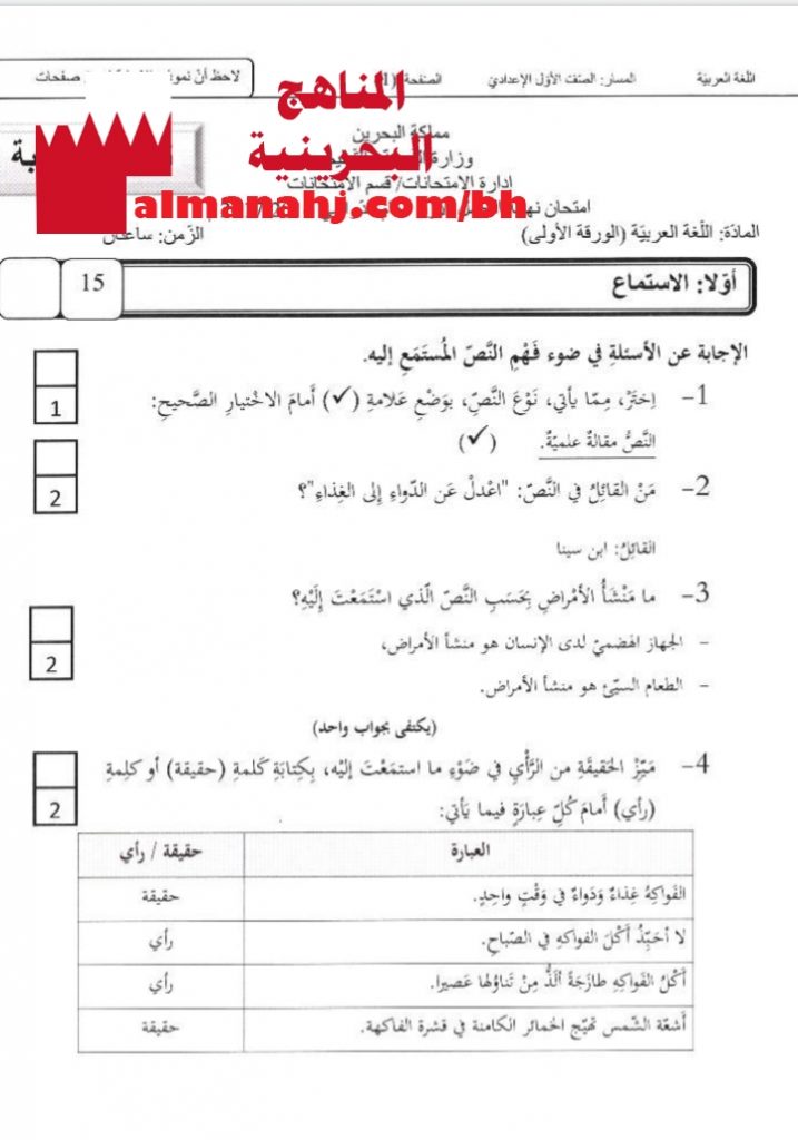 تجميع أسئلة وإجابات لامتحانات سابقة ومذكرة مراجعة وشرح وتحليل قصيدة المخترع وقصيدة يا وطني