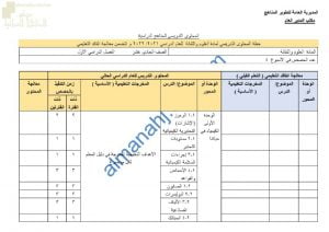 الدروس المحذوفة والمطلوبة وفق الخطة الدراسية الجديدة (علوم وتقانة) الحادي عشر