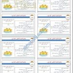 أوراق عمل وأنشطة تدريبية في التشبيه التمثيلي نموذج ثان (لغة عربية) الحادي عشر