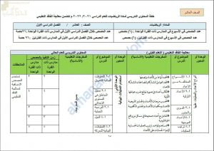 خطة المحتوى التدريسي للعام الدراسي الجديد وفق منهج كامبردج (الدروس المطلوبة) (رياضيات) العاشر