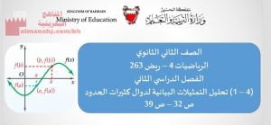 شرح درس تحليل التمثيلات البيانية لدوال كثيرة الحدود