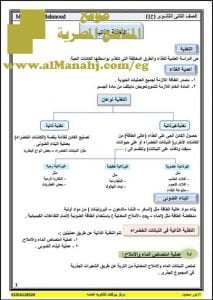تحميل مذكرة شرح لدرس التغذية الذاتية