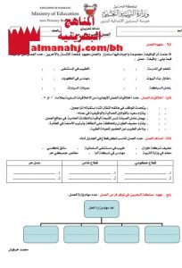 ملخص مع تدريبات تعزيزية والإجابة النموذجية و أسئلة امتحان نهائي مع الإجابة النموذجية (تربية للمواطنة) السادس