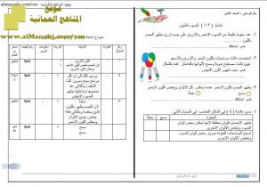 اختبار قصير نموذج 23 (منهج كامبردج) – نشاط (3-6) مع الحل (علوم) الثامن