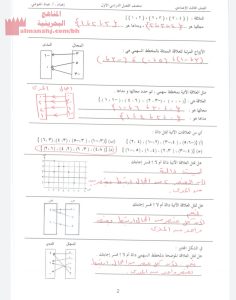 حل مذكرة التميز للمنتصف