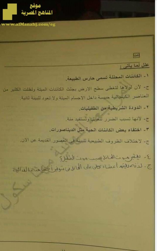 تجميع اسئلة العلوم في ملف واحد