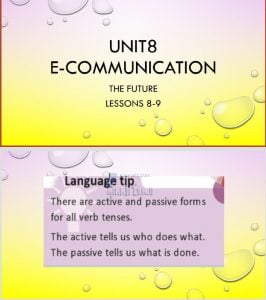 بوربوينت حل درس THE FUTURE من الوحدة الثامنة, (لغة انجليزية) الثامن