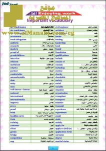 تحميل مذكرة مصطلحات وقواعد شاملة مع الترجمة