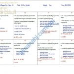 مخطط عمل وتوزيع الدروس والحصص للوحدة الأولى (لغة انجليزية) العاشر